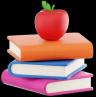 Books and Apple icon